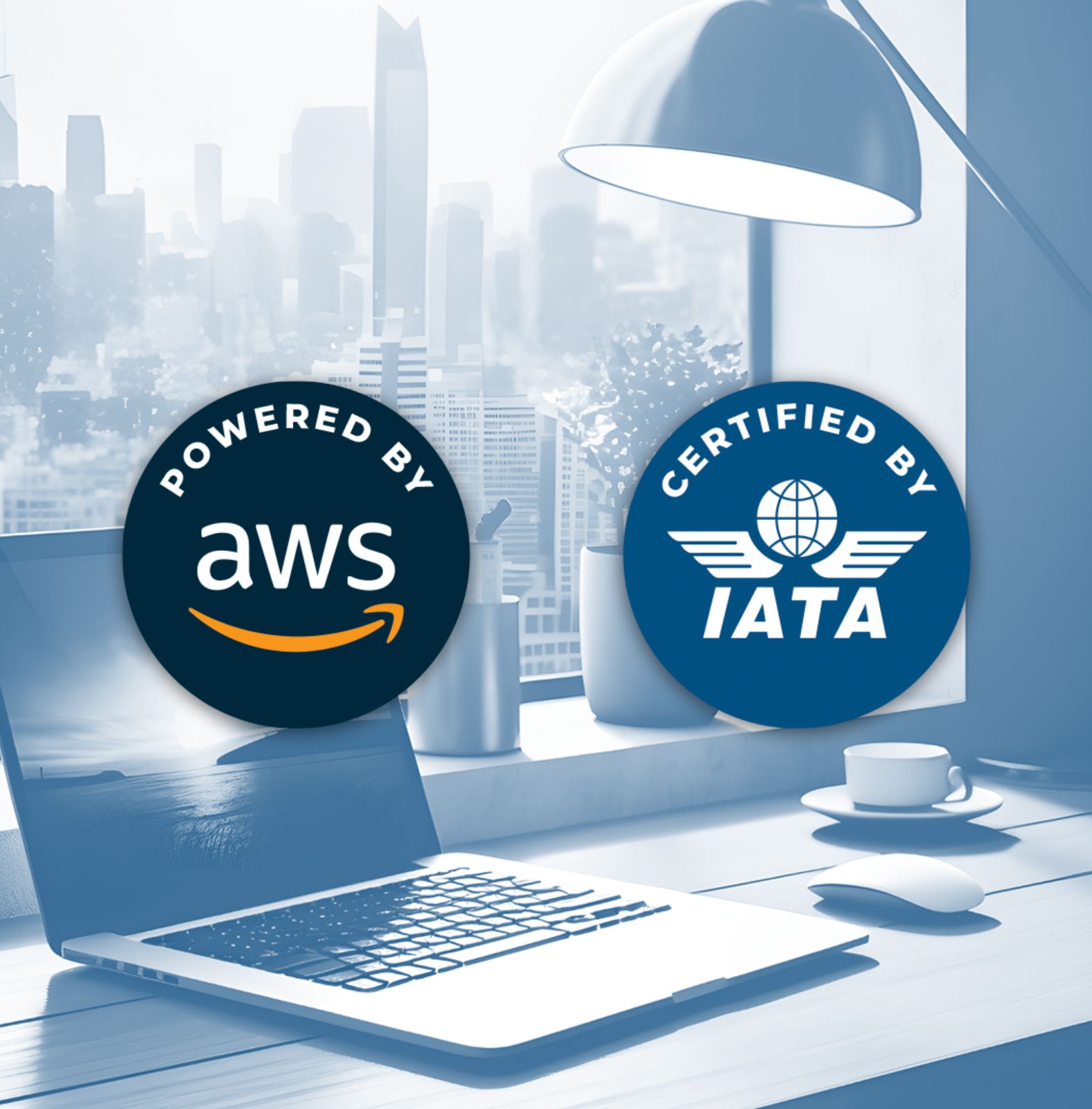 Powered by AWS, Certified by IATA.